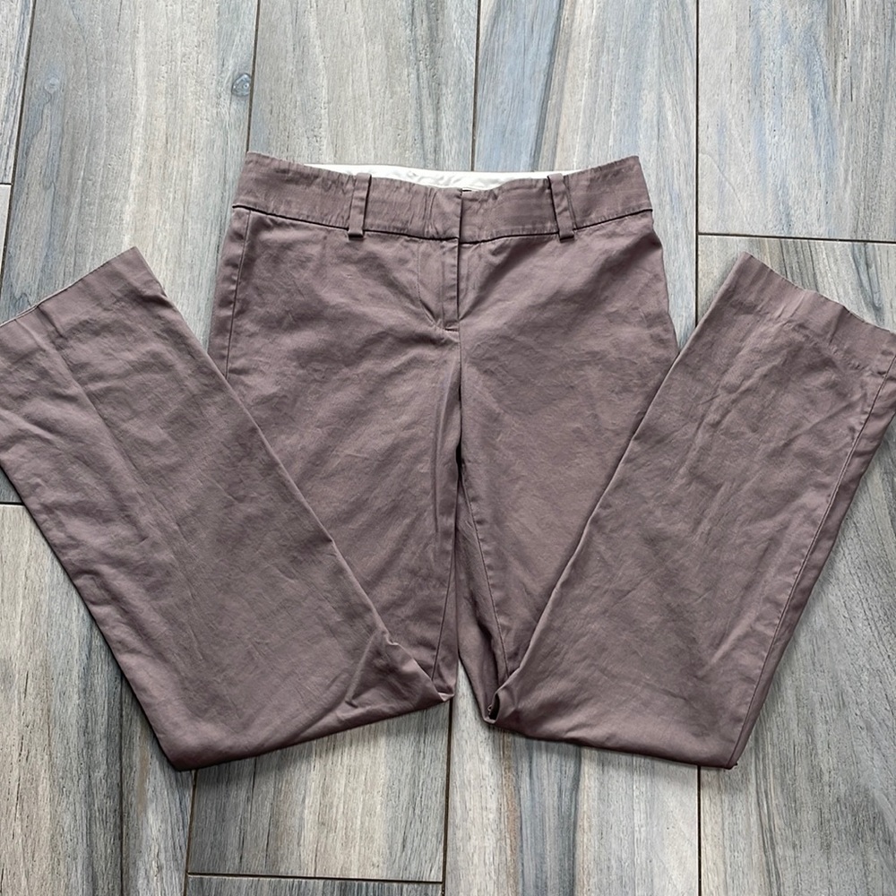Ann Taylor Trousers Gray/Brown 0P